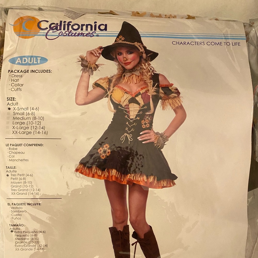 Scarecrow woman costume